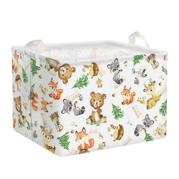 Clastyle Cute Woodland Animals Shelf Basket Bear Fox Squirrel Fir