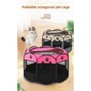 Foldable Pet Playpen with Storage Bag - Heavy-Duty Dog Playpen