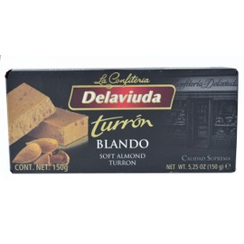 Delaviuda Soft Almond Turron (Turron Blando) 5.25 Oz (150g)