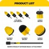 Holikme 9Pack Drill Brush ，All Purpose Drill Brush with Extend