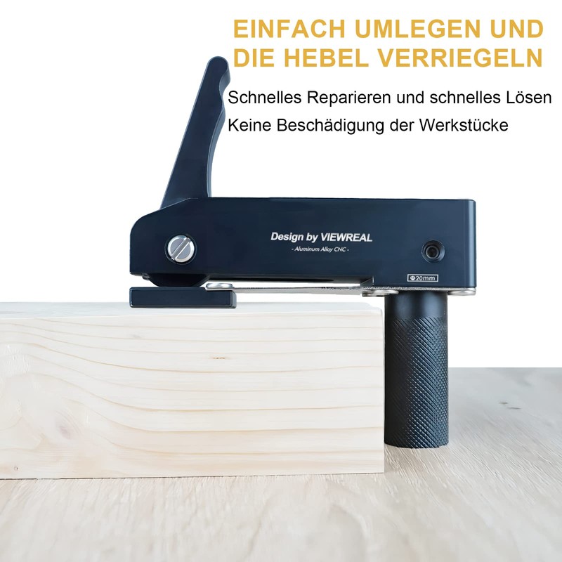 Pack of 2 Adjustable Quick Hold-Down Clamp for Bench Hooks,
