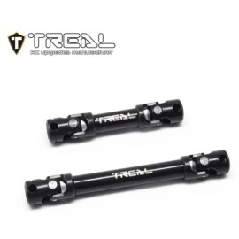 TREAL Heavy Duty Steel Center Driveshaft Set for 1/8 TRX 4MT K10 F150