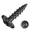 #8 x 5/8" Wood Screw 100Pcs Alloy Steel Standard Thread