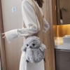 JHVYF Girls Cute Plush Crossbody Bag Hairy Chick Shoulder PursePlush