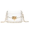 Clear Crossbody Purse Bag for Women Stadium Approved with Studded