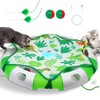 BENTOPAL Automatic Interactive Cat Toy with Moving Feather & Chirping
