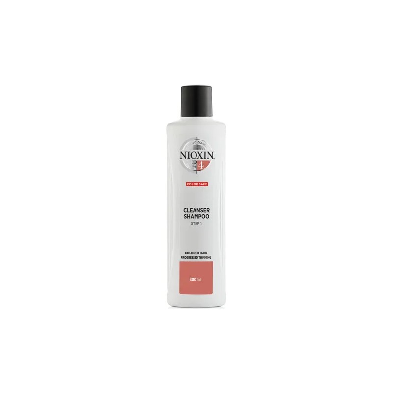 N-Nioxin-4 Shampoo Densificador Para Cabello Teñido 300ml