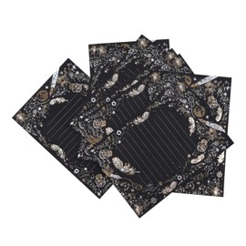 8 Pieces Letter Writing Paper with Envelopes Set Lined Stationery Paper Vintage Feather Stationery Paper for Office Home School Invitation Greeting Thank You Birthday Party Gift Paper with Envelopes