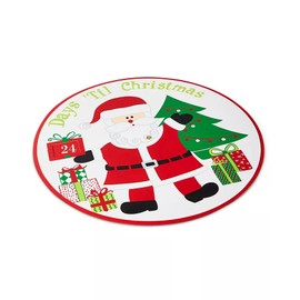 Elrene Santa Countdown To Christmas Spinner Placemat. NEW