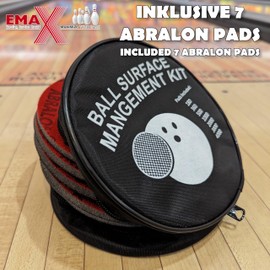 EMAX Bowling Ball Sanding Set Bowling Ball Surface Management Kit Accessories Abralon Pads with Bag