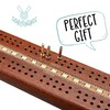 Jaques of London Cribbage Board | Luxury Mahogany Cribbage Board