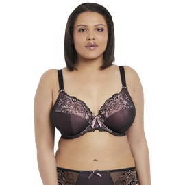 Elomi Women's Anushka Underwire Plunge Bra, Romance, 40DD