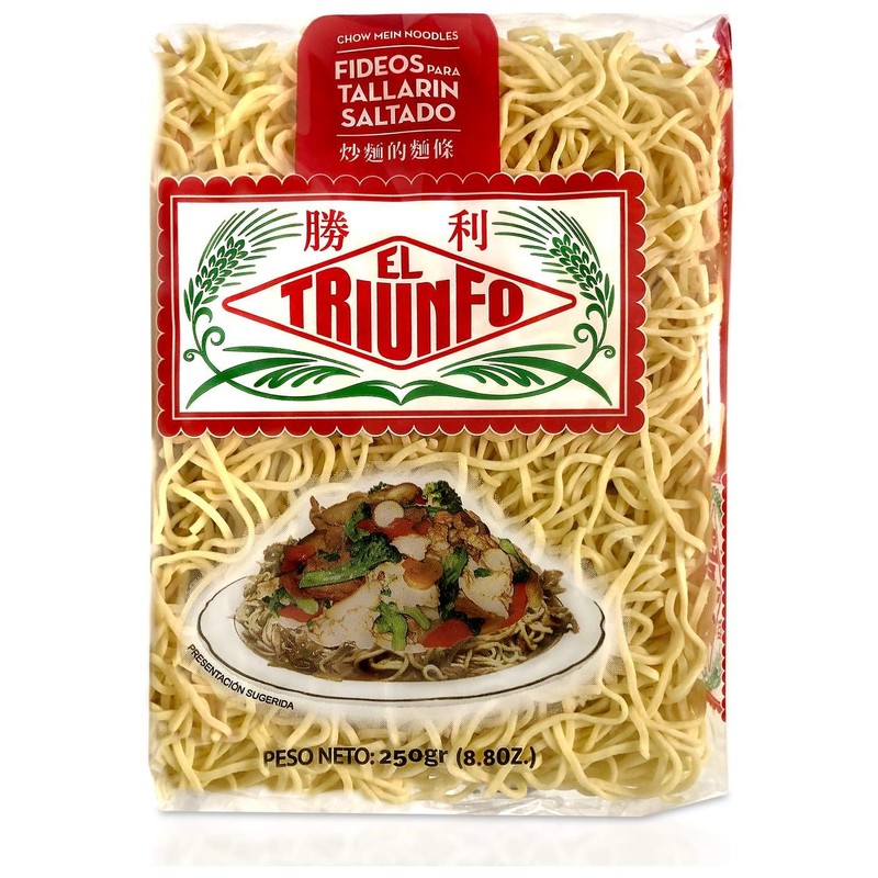 El Triunfo Fideos Chino para Tallarin Saltado Peruano 8.8 oz