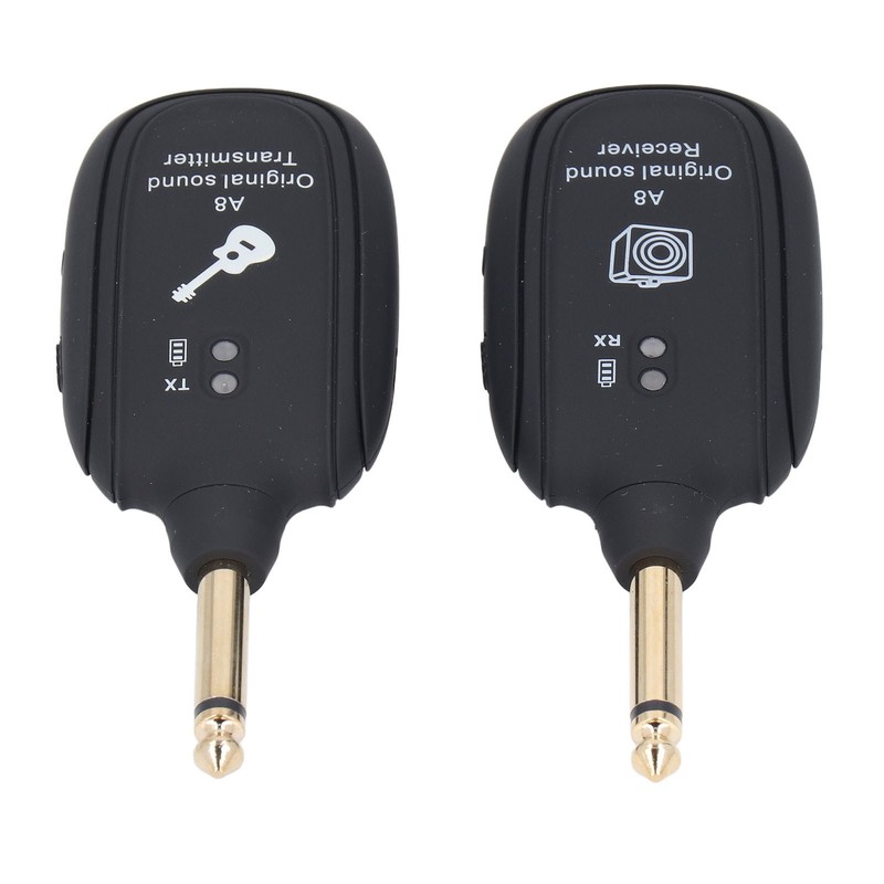 Electric Guitar Transmitter Receiver Set 6.35mm Rechargeable Wireless Guitar System