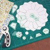 Cinnvoice 612 Pcs Patchwork Paper Piecing Supplies 12 Shapes Acrylic