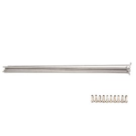 Bicycle Spokes Set, 220 mm / 245 mm / 270 mm Bicycle Spokes 14G J Bend Bicycle Spokes with Nipple for Road Bike Mountain Downhill Bicycle Repair Parts (245 mm) Bicycle and Spare Parts