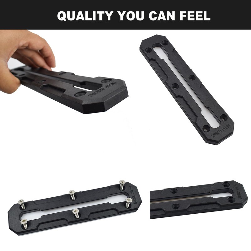 RANDDER Kayak Track, Low Profile Nylon Kayak Mount Track, Kayak