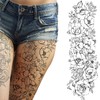 Tatodays Temporary tattoo sleeve for women Stick on flower rose