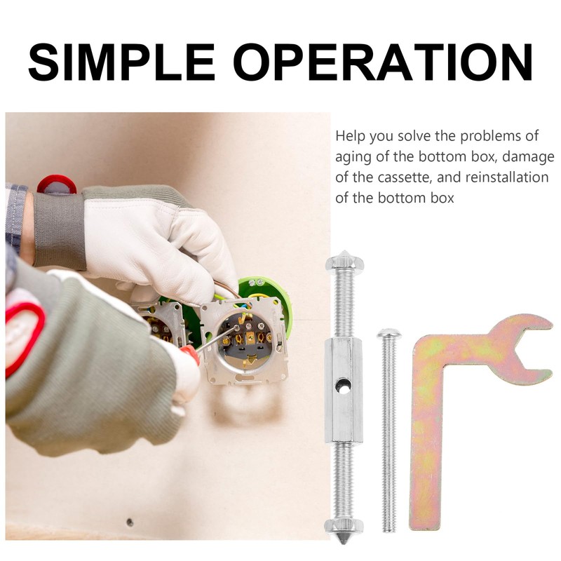 TOPPERFUN 21Pcs Electrical Socket Repair Kit: 10 Repairers 10 Screws