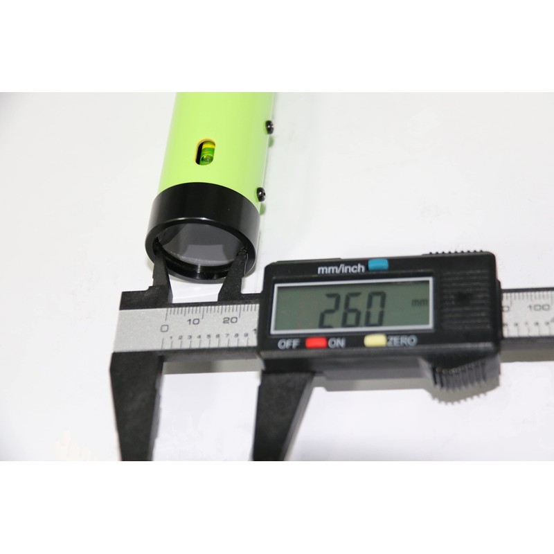 MOETER Hand Level 2.5X Pocket Sight, Eye Level with Bubble