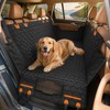 SucceBuy Dog Back Seat Extender with Hard Bottom, Mesh Window
