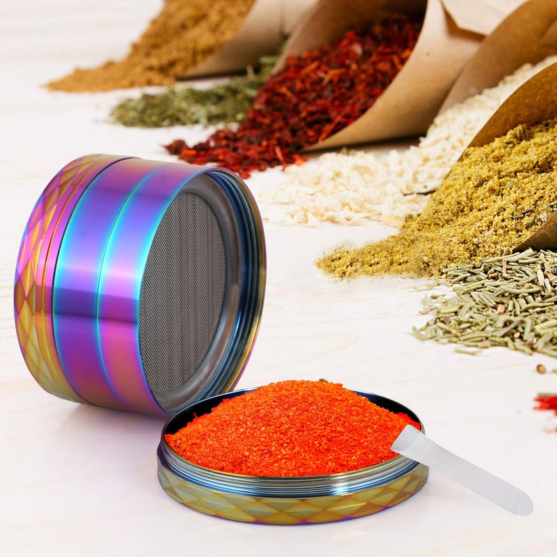 LIHAO 2 inch Grinder 4 Layer Spice Grinder