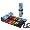 Canvas Pen Wrap Case, Pencil Case, 24/36/48, 72 Holes for