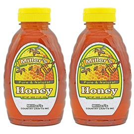 Amish Pure Honey (16 oz Squeeze Bottle (2 Pack))