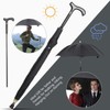 2-in-1 Walking Sticks Umbrella - Windbreak Ribs Walking Cane Crutch