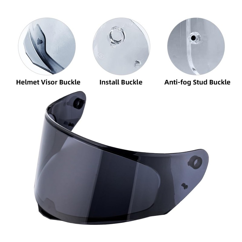 VCOROS Shield For Assault/Rapid/Stream Full Face Shield Compatible with FF328