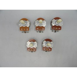 Linear Taper 1K (1000) Ohm Potentiometer 5/8" Shaft  (LOT OF 5)