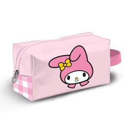 Sanrio My Melody Cute-Plus Brick Travel Toiletry Bag, Pink, 27 x 13 cm