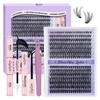 B&Q ClassicWisp Eyelash Extensions Set - 280 Pieces Cluster Lash