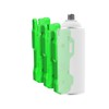 EZRED Magnetic Spray Can Holder 3-Pack Flexible Non-Marring Polymer Lid