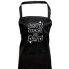 Shirtinstyle Cooking Apron with German Text "Beste Cousine der Welt"