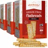 Absolutely Gluten Free Flatbread Crackers 3 Pack Snacks Grain Free
