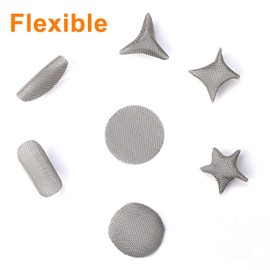 200 PCS Pipe Screens, Metal Pipe Screen 100% Stainless Steel, Pipe Screen Filters 3/4 Inch with Metal Box (3/4 Inch)