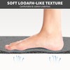 Yolife Triangle Shower Mat, 31.5" x 31.5" Loofah Corner Shower