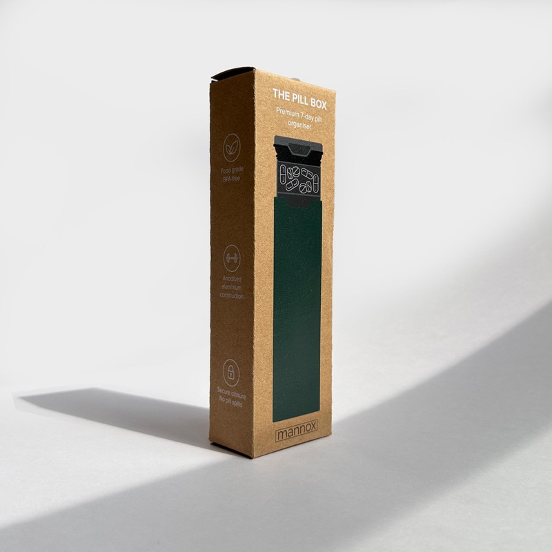 The Pill Box - Premium Metal 7 Day Weekly Pill