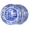 Spode Blue Italian Salad Plates Set of 4, 7.25”, Fine