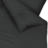 Kaeppel duvet cover set satin anthracite size 80x80 cm /
