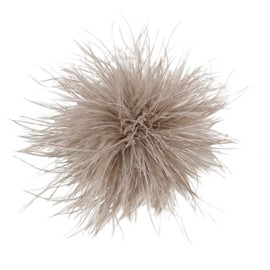 Feather Brooch, Fluffy Ostrich Feather Brooch Bridal Wedding Party Christmas Dress Up Corsage Pin Hat Accessories for Women Wedding Party Dance Banquet Dress Clothing Accessories, Red