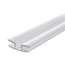 Clear PVC Living Hinge for 1/4in Panels - 48 Inches (Pack of 3, 12 Feet Total)