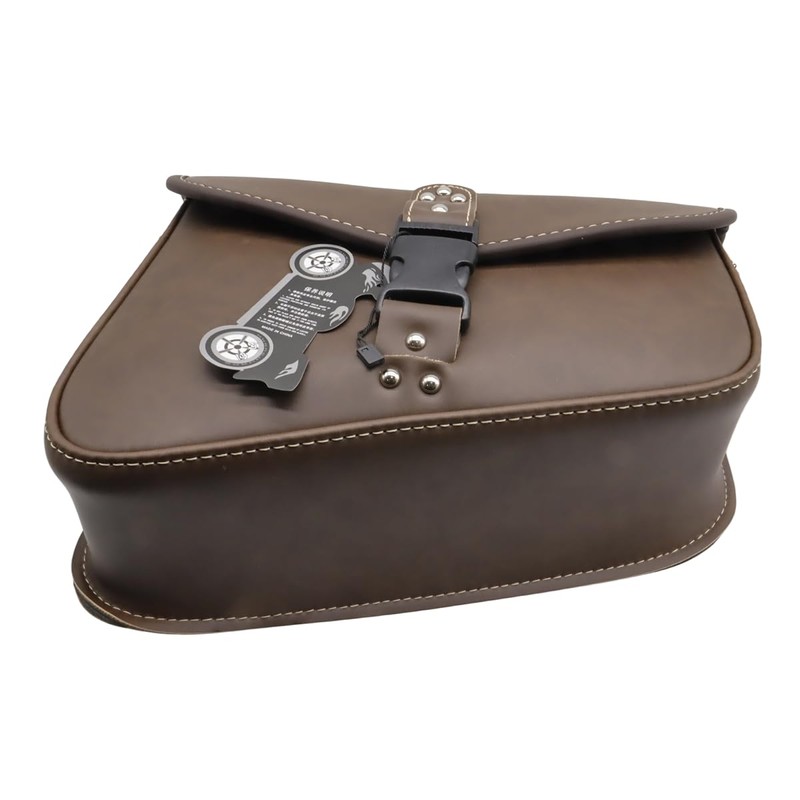 SZYUMO Motorcycle Saddle Bag Side Tool Bag PU Leather Tool