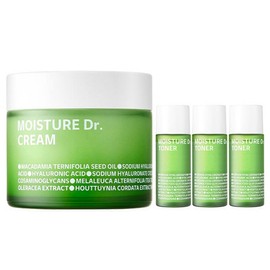 Isoi Moisture Doctor Jang Soo-jin Moisture Cream 70ml + Moisture Doctor Toner 8ml x 3p, 1 piece / 아이소이 모이스춰 닥터 장수진 수분크림 70ml + 모이스춰 닥터 토너 8ml x 3p, 1개