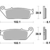 AP Racing Pair of Brake Pads Road Racing Front