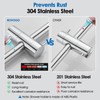 ROVOGO Shower Slide Bar 30-Inch with Height/Angle Adjustable Handheld Shower