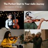 ADM 4/4 Full Size Wood Violin Set for Kids Teens