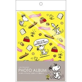 Nakabayashi PAL-205-3P Stitcher Spell Type Pocket Album L Size 2-Tier 3P Snoopy A-PAL