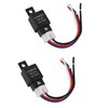 Car Relay, 12 V, 4 Pole Relay, Set, Air Conditioner,